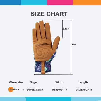 Microfiber Leather Gardening Gloves Ergonomic Grip Breathable Flexible Work Glove for Planting Weeding Pruning