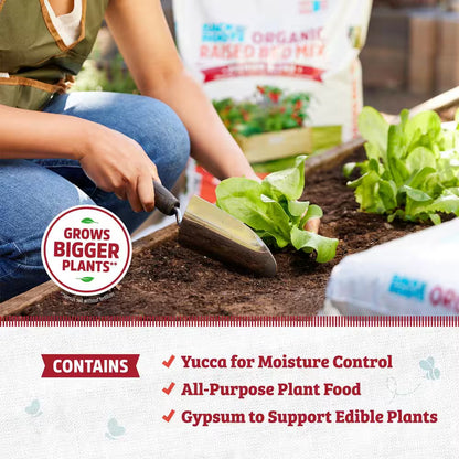 Organic Bulk Raised Bed Soil (30 1 Cu. Ft. Bags) Peat-Free, Blended with Organic Fertilizer