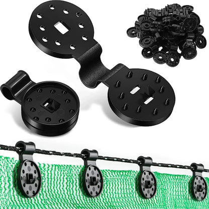 Sunshade Net Special Fixing Clip Sun Net round Pull Ring Sunscreen Net Fixing Buckle Pergolas for Outdoor Garden Awnings Terrace