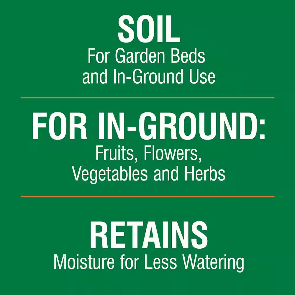 1 Cu. Ft. All Purpose Garden Soil for In-Ground Use for Fruits, Flowers, Vegetables and Herbs