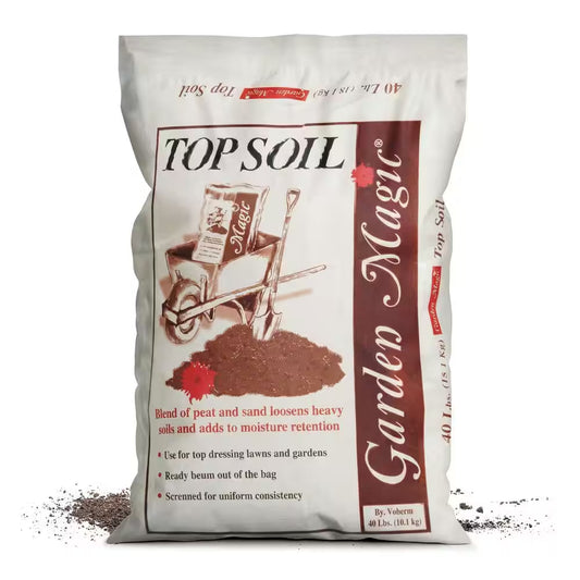 40 Lbs. Organic Planting Potting Top Soil Blend Bag