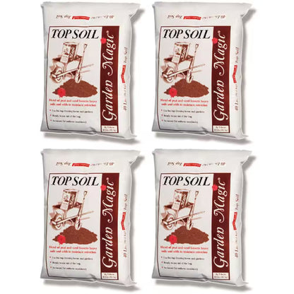 Garden Magic Organic Planting Potting Soil, 40 Lbs. Bag (4-Pack)