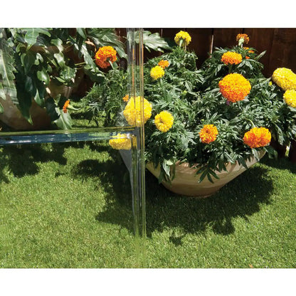 Harmony 6 Ft. X 4 Ft. Gray/Clear Polycarbonate DIY Greenhouse Kit