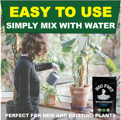 Mycorrhizae for Plants, Potted Plants and Gardens - Concentrate Fully Dissolves in Water, Year round Organic Fertilizer for Root Growth and Healthy Soil - 8 Ounces of Mycorrhizal Inoculant