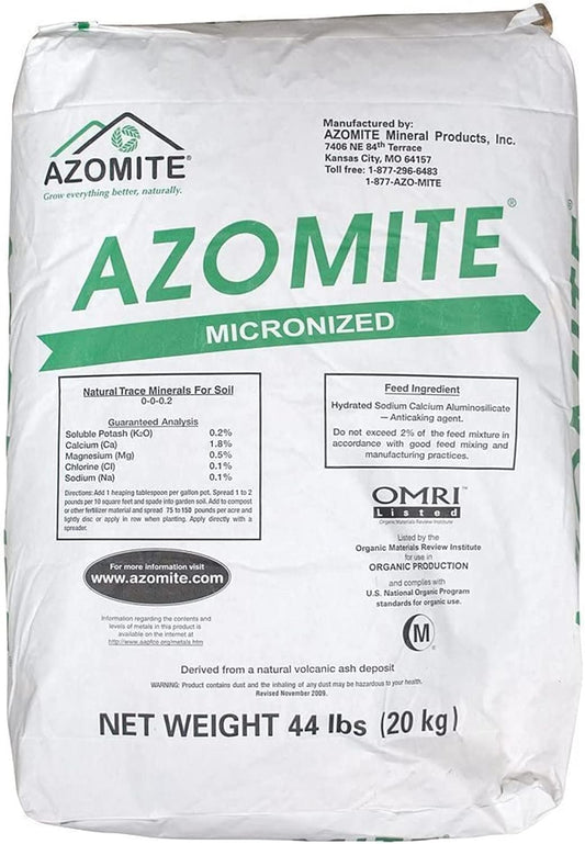 Raw Supply Organic Trace Mineral Powder 44LB Micronized, White