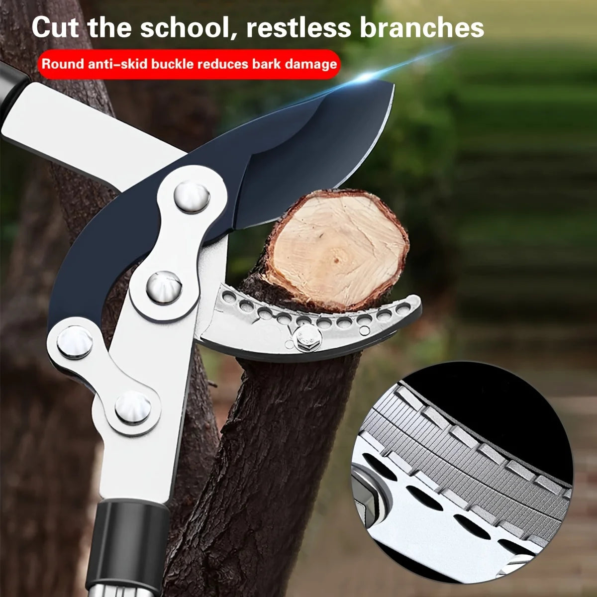Garden Tree Pruning Shears High Branch Pruning Tool Long Reach Handle Fruit Picker Pruner Garden Tools