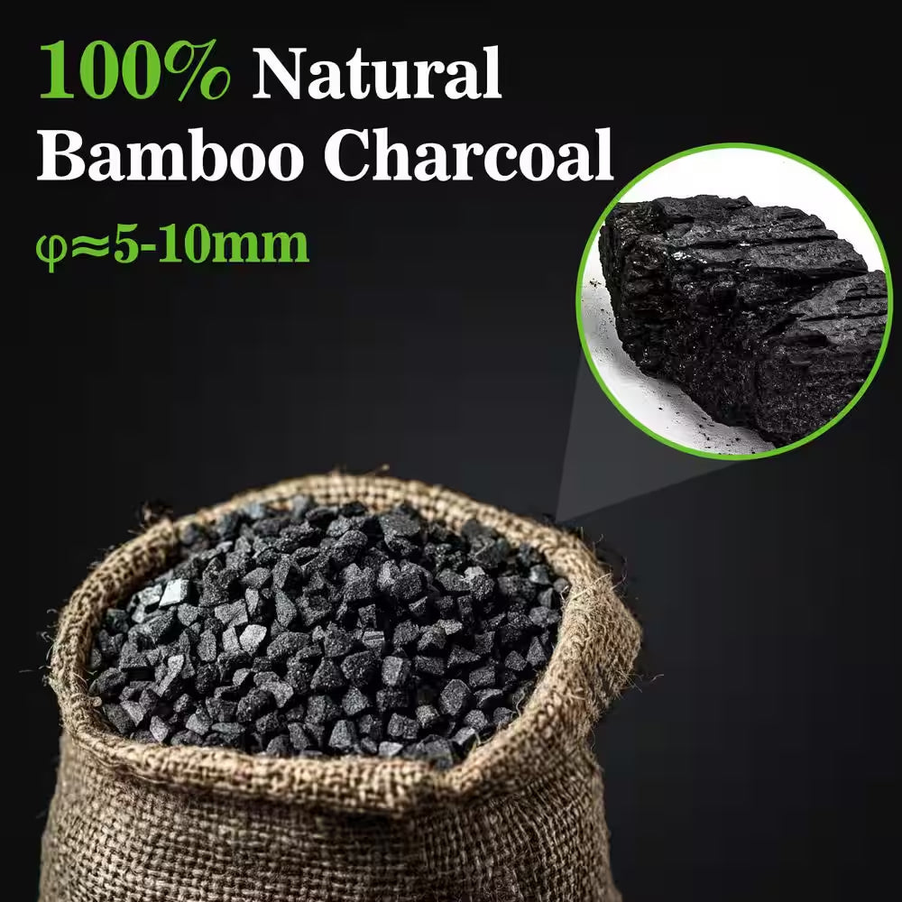 1 Qt. Natural Organic Charcoal Soil Amendments for Potting Soil Indoor Plants, Succulents and Terrarium Use (1-Pack)