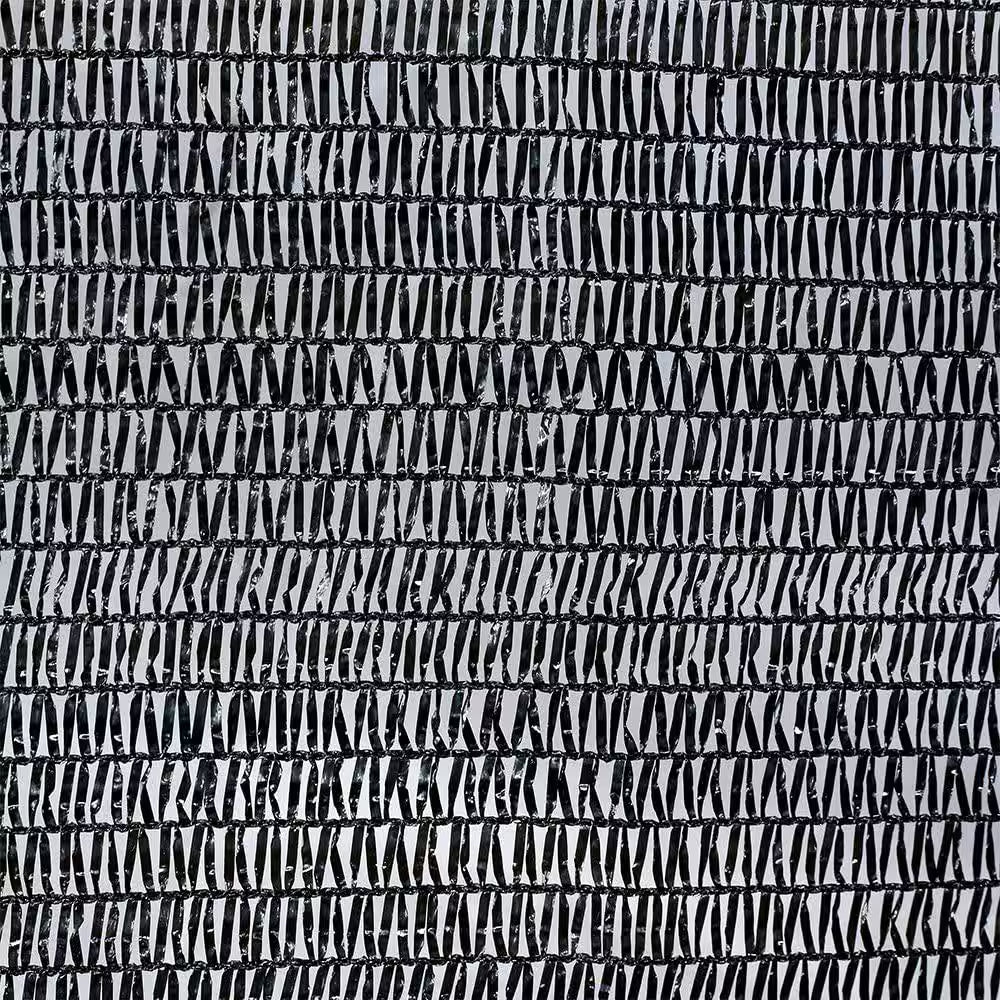 8 Ft. X 12 Ft. 30% Sun-Block Shade Cloth Net Mesh Shade with Clips for Garden Patio and Plants in Black
