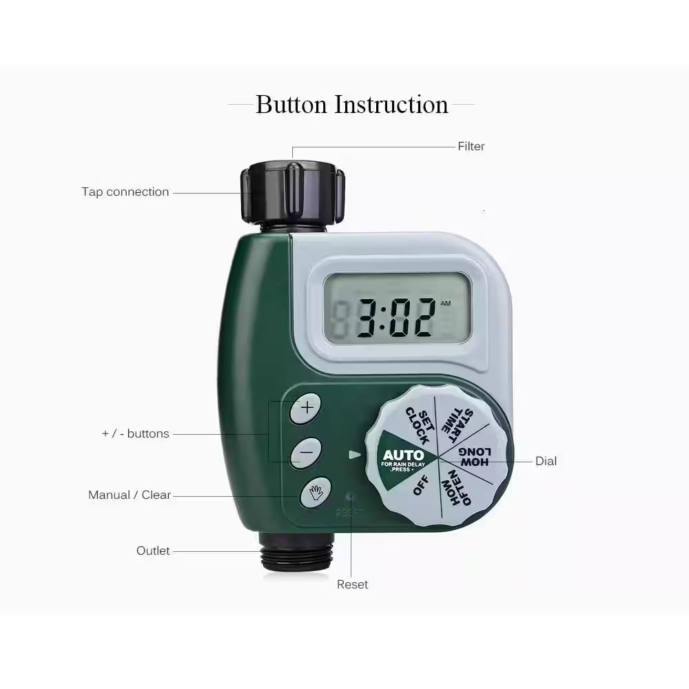 Mini Garden Watering Timer Automatic Electronic Home Garden Irrigation Timer Controller System Autoplay Irrigator