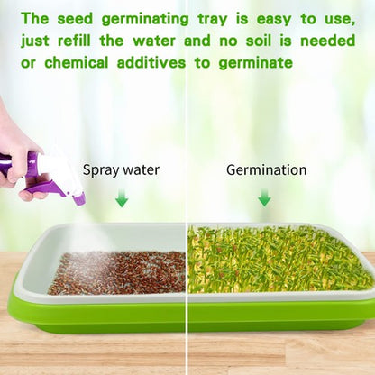Seed Sprouting Tray 10 Packs Microgreens Growing Trays Big Capacity Sprouts Kit