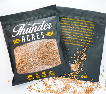 Wheat Seed, Glysophate Free, Non GMO, Wheatgrass, Hard Red Winter Wheat Berries (5Lbs)
