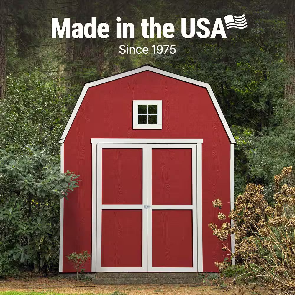 Montana Do-It-Yourself 8 Ft. X 10 Ft. Barn Style Wood Garden Shed Storage with Smartside Siding and Loft (80 Sq. Ft.)