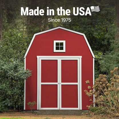 Montana Do-It-Yourself 8 Ft. X 10 Ft. Barn Style Wood Garden Shed Storage with Smartside Siding and Loft (80 Sq. Ft.)