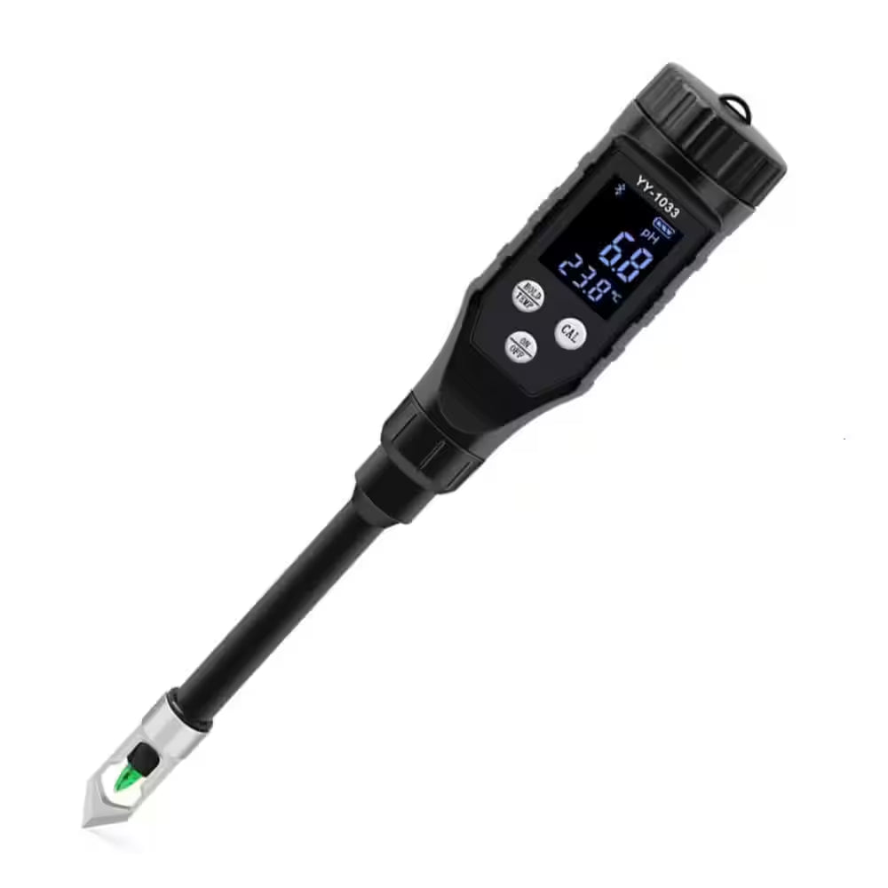 Professional Digital Soil and Water Ph Tester-Accurate Ph Meter for Garden, Lawn, Farm, Brewing Cooking and Pools (1005)