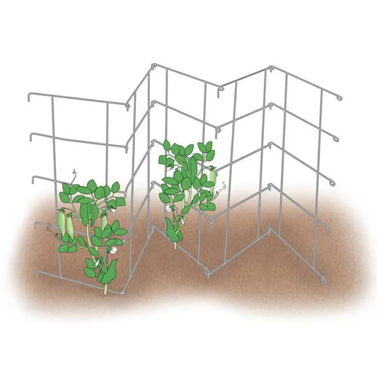 8 Ft. Pea Fence Growing Support (2 per Pack)