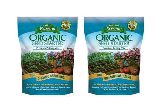Espoma 16-Quart Organic Seed Starter Premium Potting Mix (2 Pack)