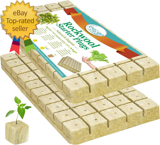 1 Inch Rockwool Cubes Seed Starter Plugs for Hydroponics Rockwool Planting