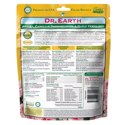 1 Lb. 13 Sq. Ft. Organic Acid Lovers Azalea Camellia Rhododendron and Maple Dry Fertilizer