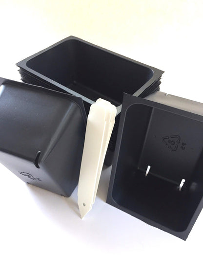 Seed Starter Trays, 3"X 5", (Qty. 24), Seed Trays for Wheat Grass or Greens