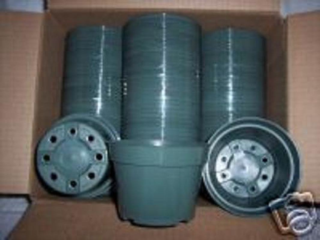 4" Azalea Green Plastic Pot @@ Greenhouse Nursery Planter Outdoor Indoor 15 Lot