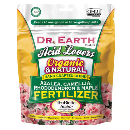 1 Lb. 13 Sq. Ft. Organic Acid Lovers Azalea Camellia Rhododendron and Maple Dry Fertilizer