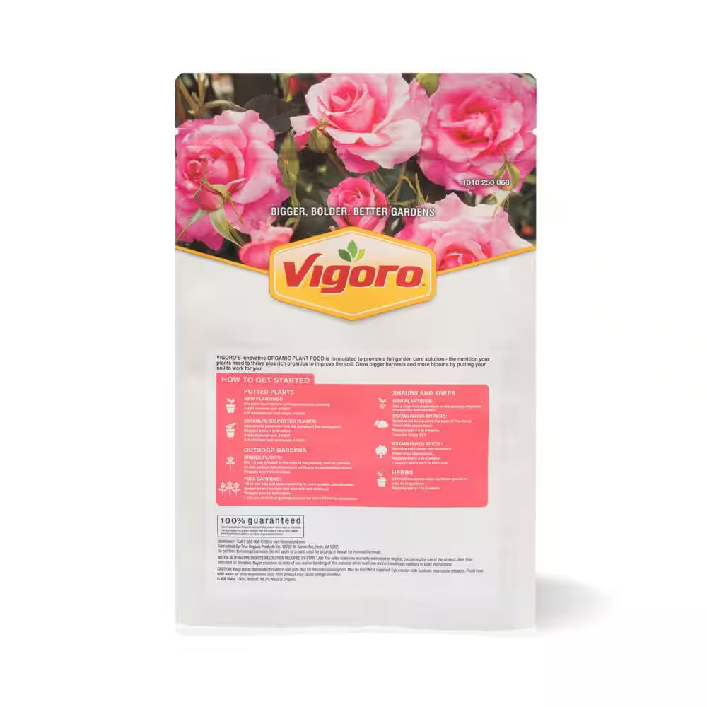 6 Lb. Organic Rose and Flower Plant Food 4-7-3