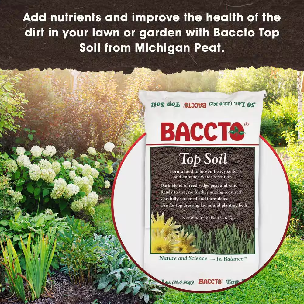 50 Lbs.  Top Soil with Reed Sedge, Peat and Sand