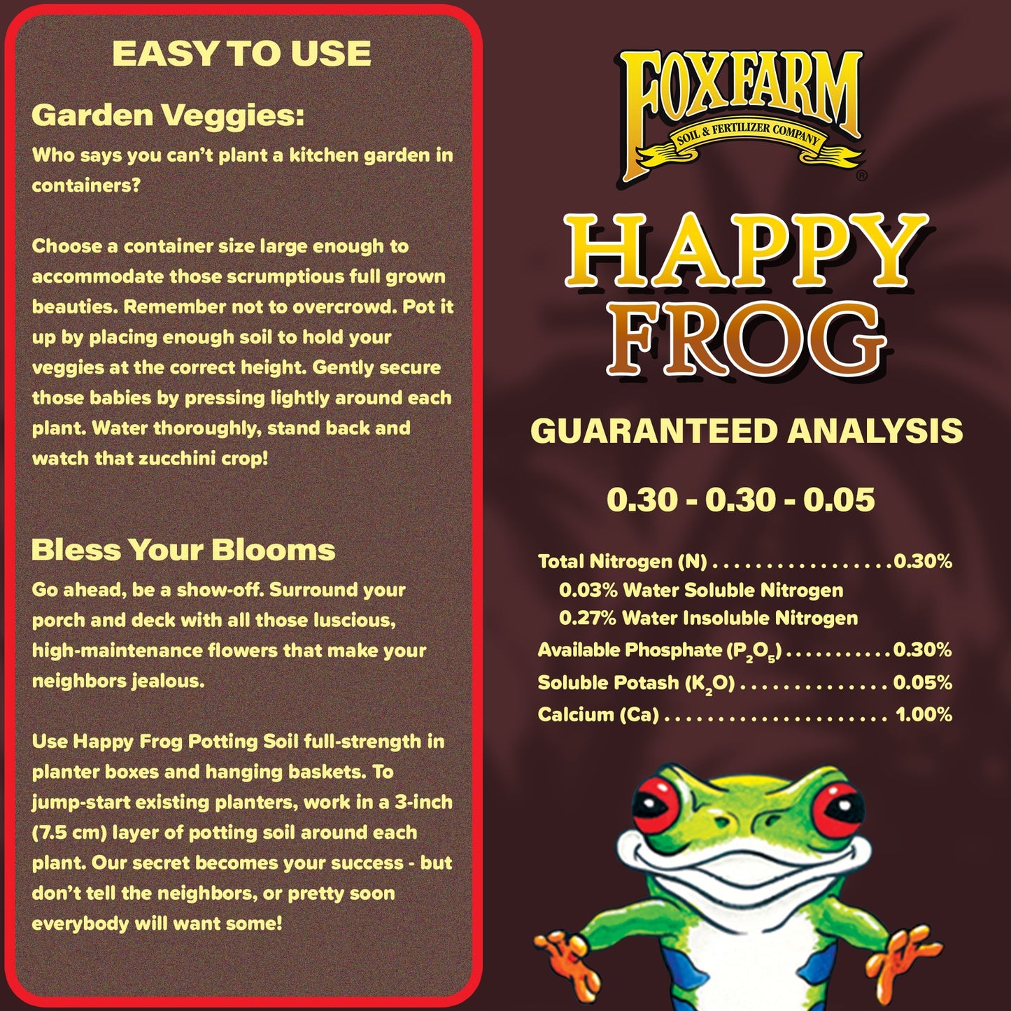 Foxfarm Happy Frog Potting Soil, 2Cu Ft