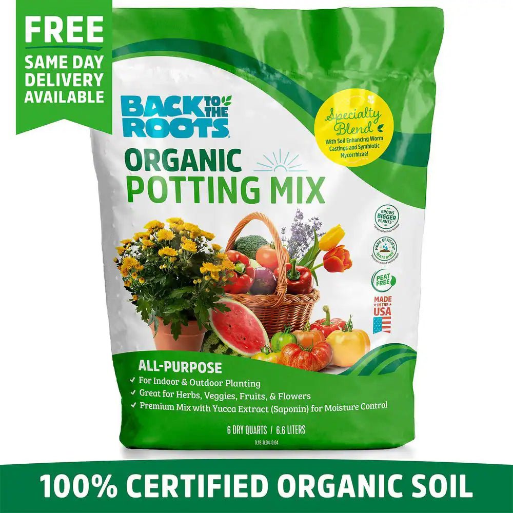 6 Qt. Organic All Purpose Potting Mix Soil