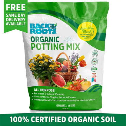 6 Qt. Organic All Purpose Potting Mix Soil