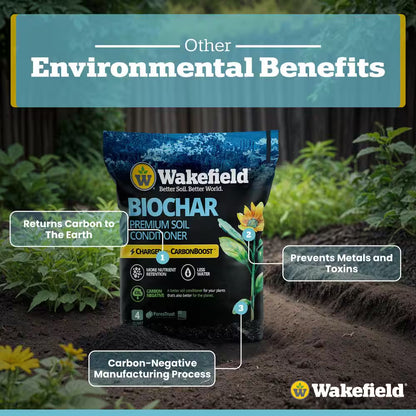 Biochar with Carbonboost, Soil Amendment-1 Cu. Ft. Bag