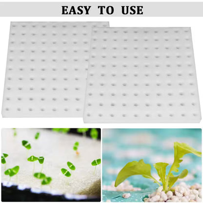 200-Piece Hydroponic Sponges Soilless Cultivation Sponge for Greenhouse, Indoor/Outdoor Planting with Net Cup Pots