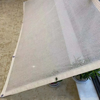 White Plants Sunshade Net Garden Sun Shelter HDPE Fabric Shading 40~80% Privacy Screen Outdoor Shade Canopy UV Protection Awning