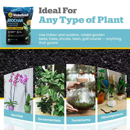 Biochar with Carbonboost, Soil Amendment-1 Cu. Ft. Bag