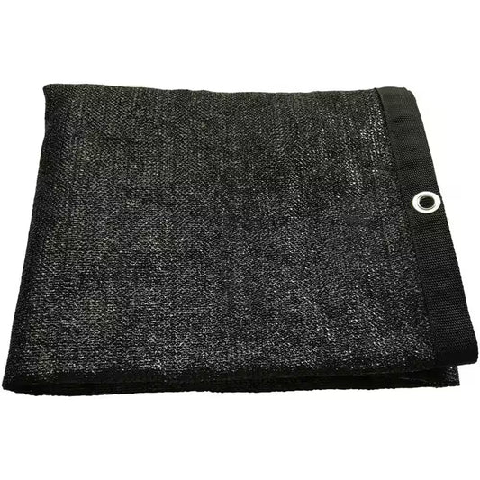 8 Ft. X 10 Ft. 90% Shade Cloth UV Sunblock with Grommets for Patio/Pergola/Canopy, Black