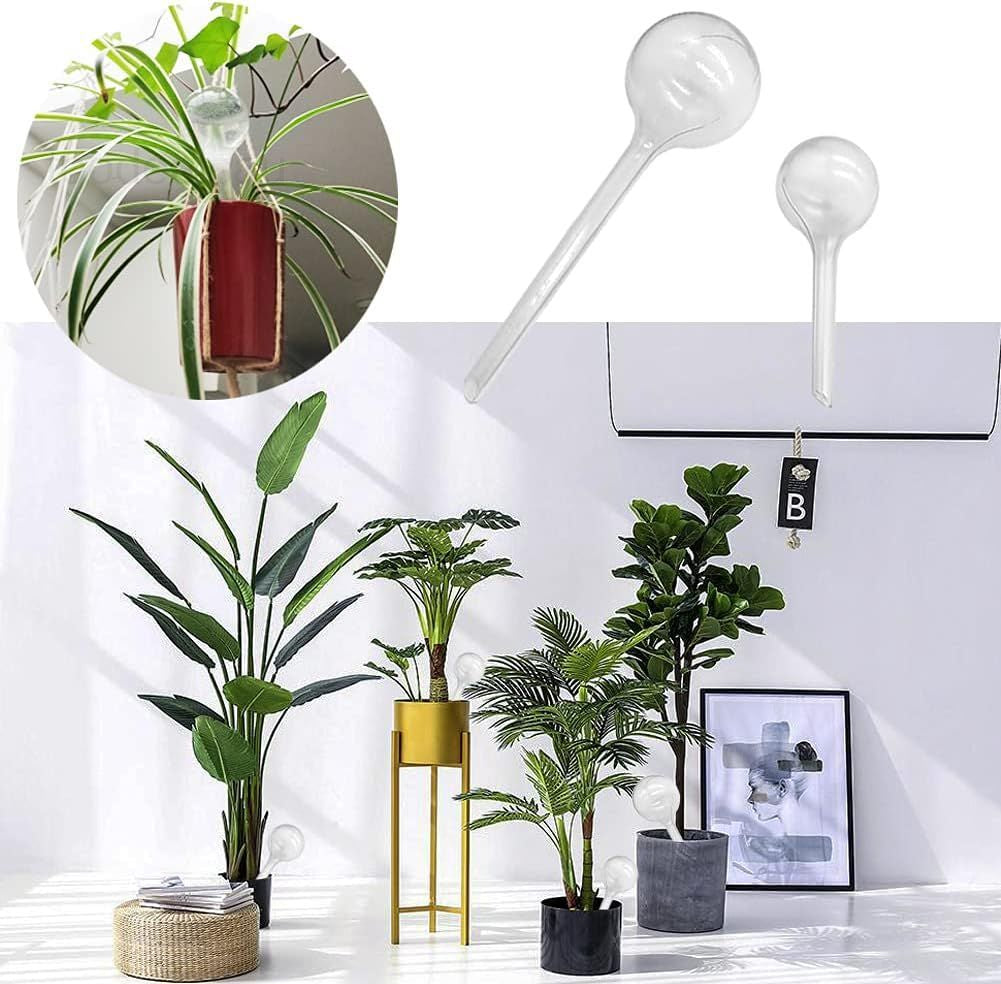 10 Pack Clear Plant Watering Globes,Plastic Self Watering Bulbs for Indoor Plant