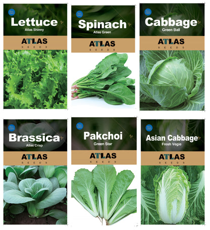 Atlas Vegetable Seeds Survival Garden Kit - over 30,000 Seeds, 29 Varieties
