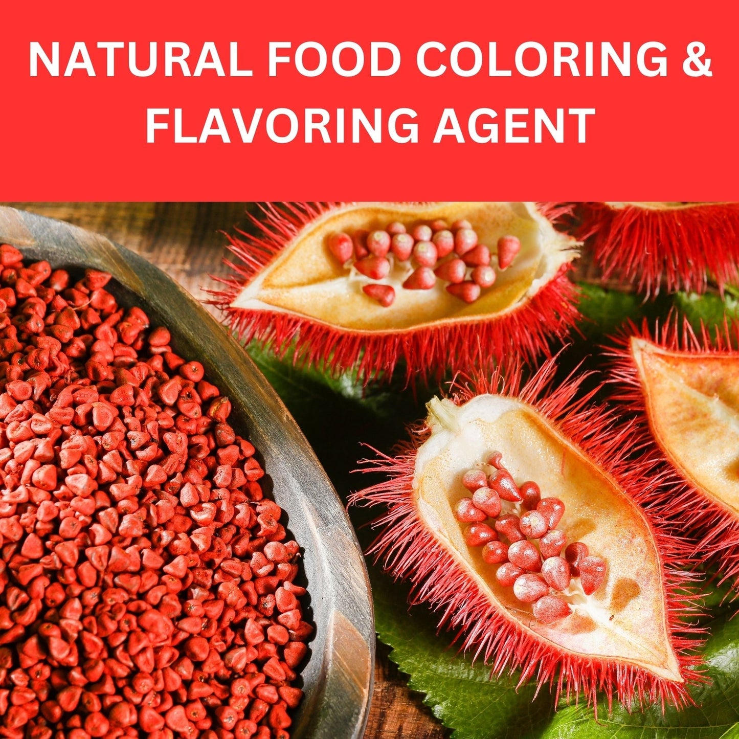 Organic Annatto Seeds- Certified USDA Organic- Achiote Seeds Spice Seasoning