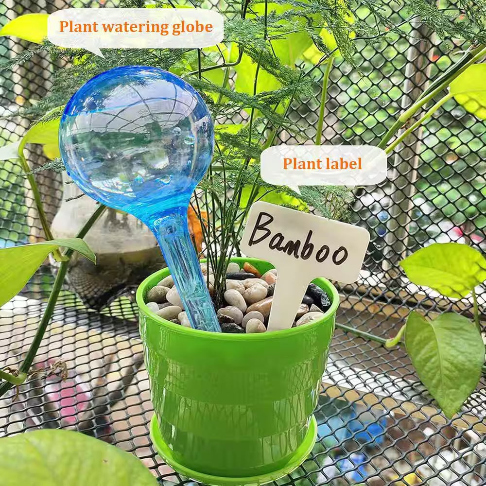 10-Pack Plant Self-Watering Bulbs, Automatic Watering Stakes for Indoor Outdoor Potted Plants and Garden Irrigation