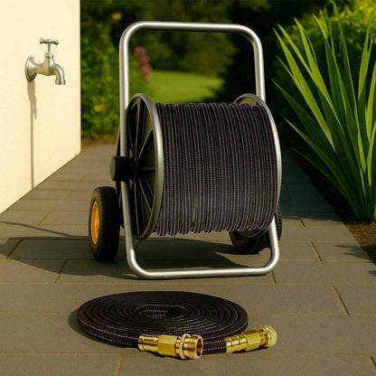 90 Degree Garden Hose Adapter with Shut off Valve 3/4 Solid Brass Elbow Connector with 2 Pressure Washers