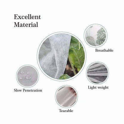 72 In. X 60 In. 0.95 Oz. Plant Cover Warm Worth Frost Blanket, 3D Roundcube Shrub Jacket