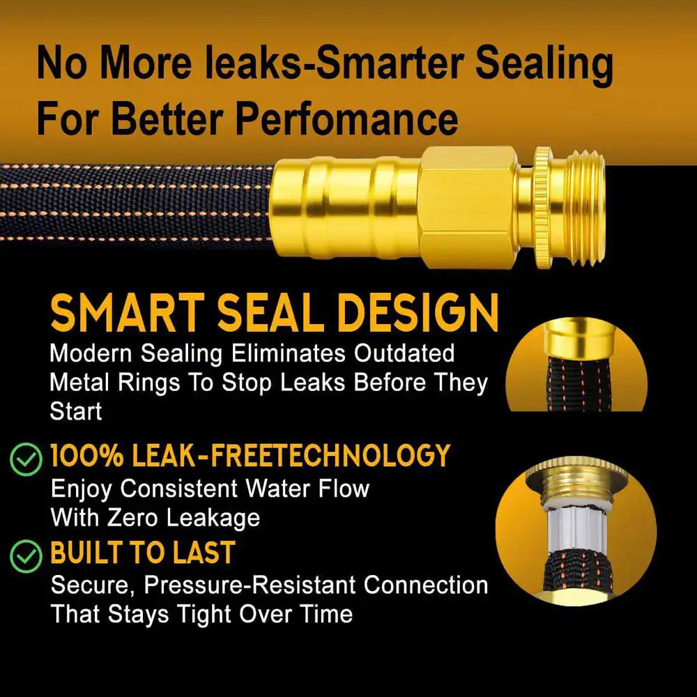 90 Degree Garden Hose Adapter with Shut off Valve 3/4 Solid Brass Elbow Connector with 2 Pressure Washers