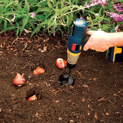 Garden Auger Spiral Drill Bit Gardening Flower Planter Earth Drill Planting Hole Digger Tool Loose Soil Drill Bit Accessories