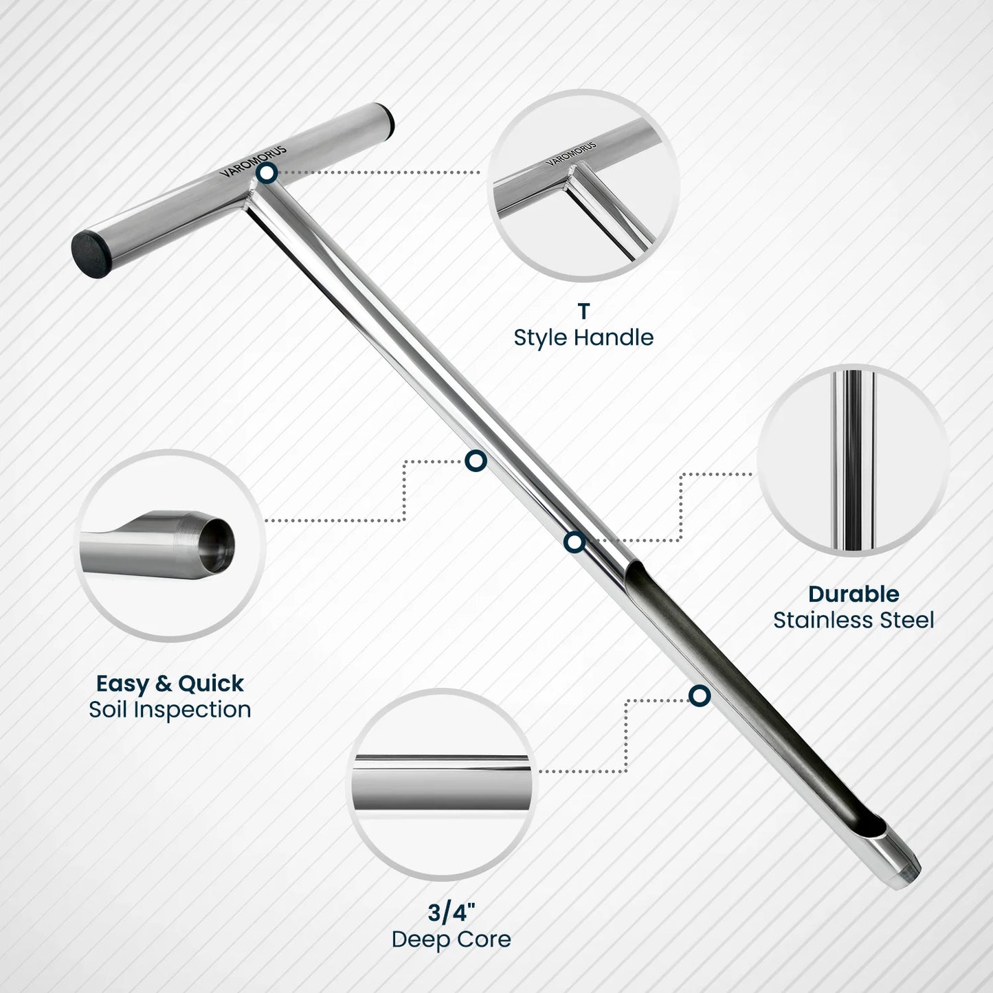 21" SOIL SAMPLER STAINLESS STEEL