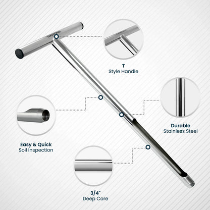 21" SOIL SAMPLER STAINLESS STEEL