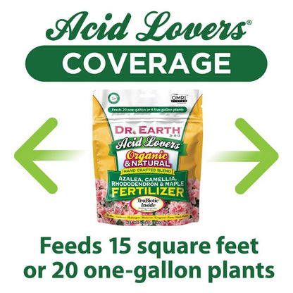 1 Lb. 13 Sq. Ft. Organic Acid Lovers Azalea Camellia Rhododendron and Maple Dry Fertilizer