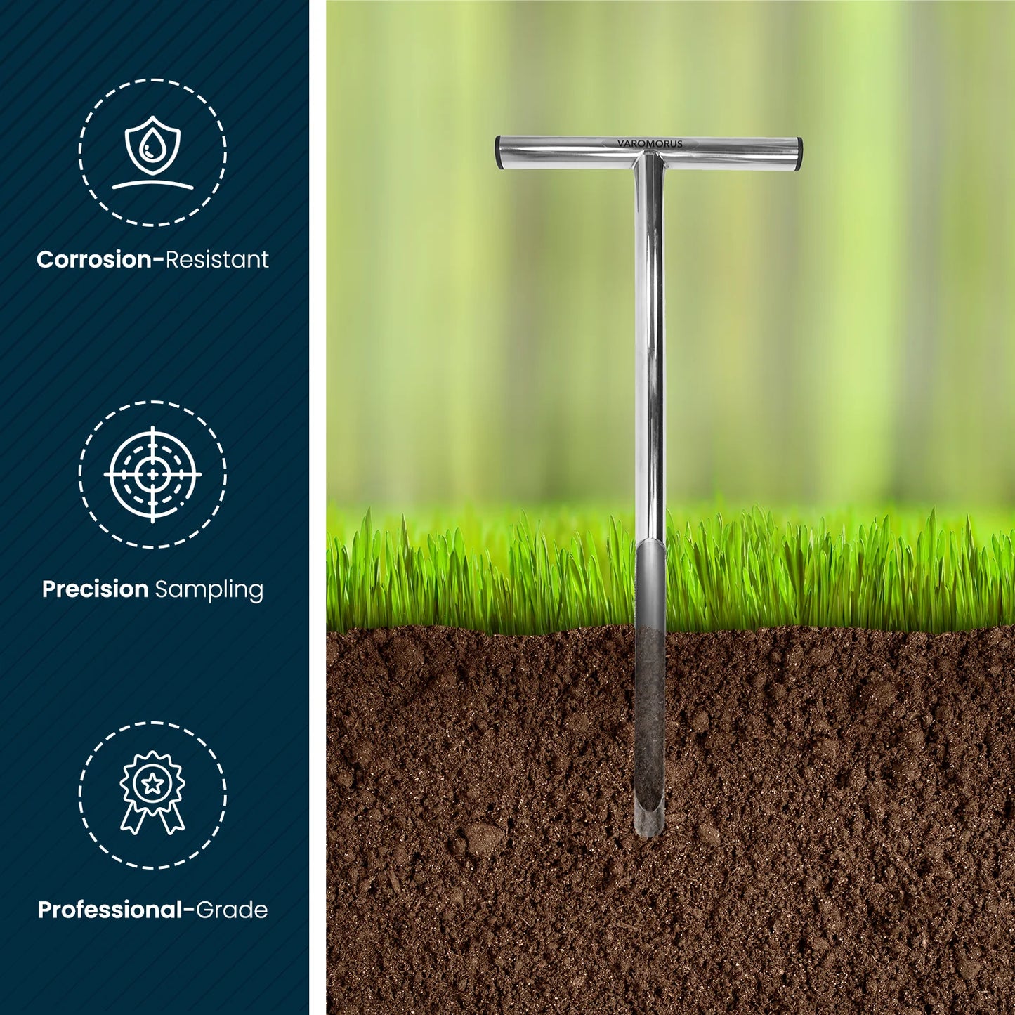 21" SOIL SAMPLER STAINLESS STEEL