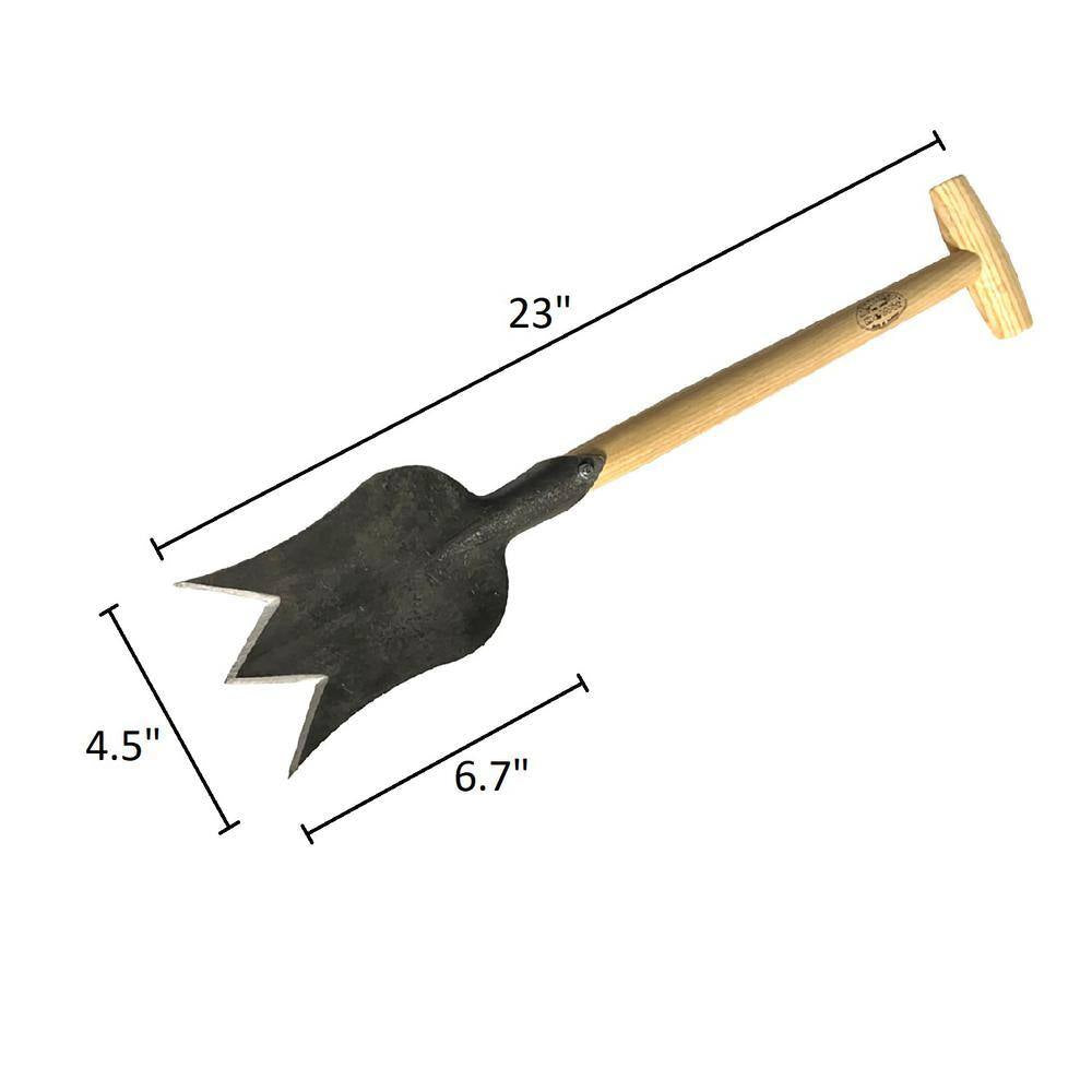Handle 15.9 In. L, 22.6 In. L Tulip Spade Medium T Handle Garden Fork