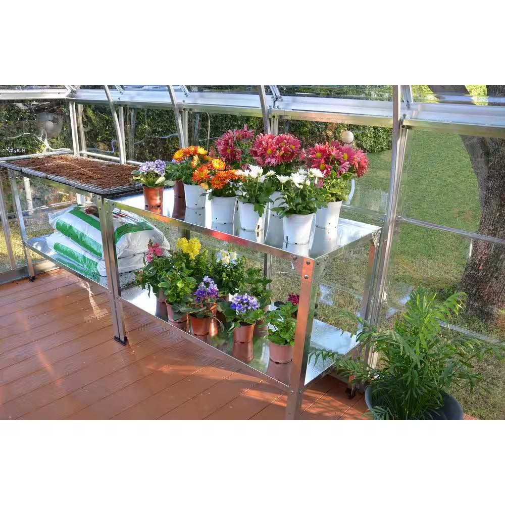 43 In. W X 20 In. D Greenhouse Metal Work Bench