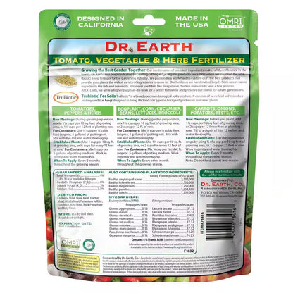 1 Lb. 15 Sq. Ft. Organic Home Grown Tomato Vegetable and Herb Dry Fertilizer